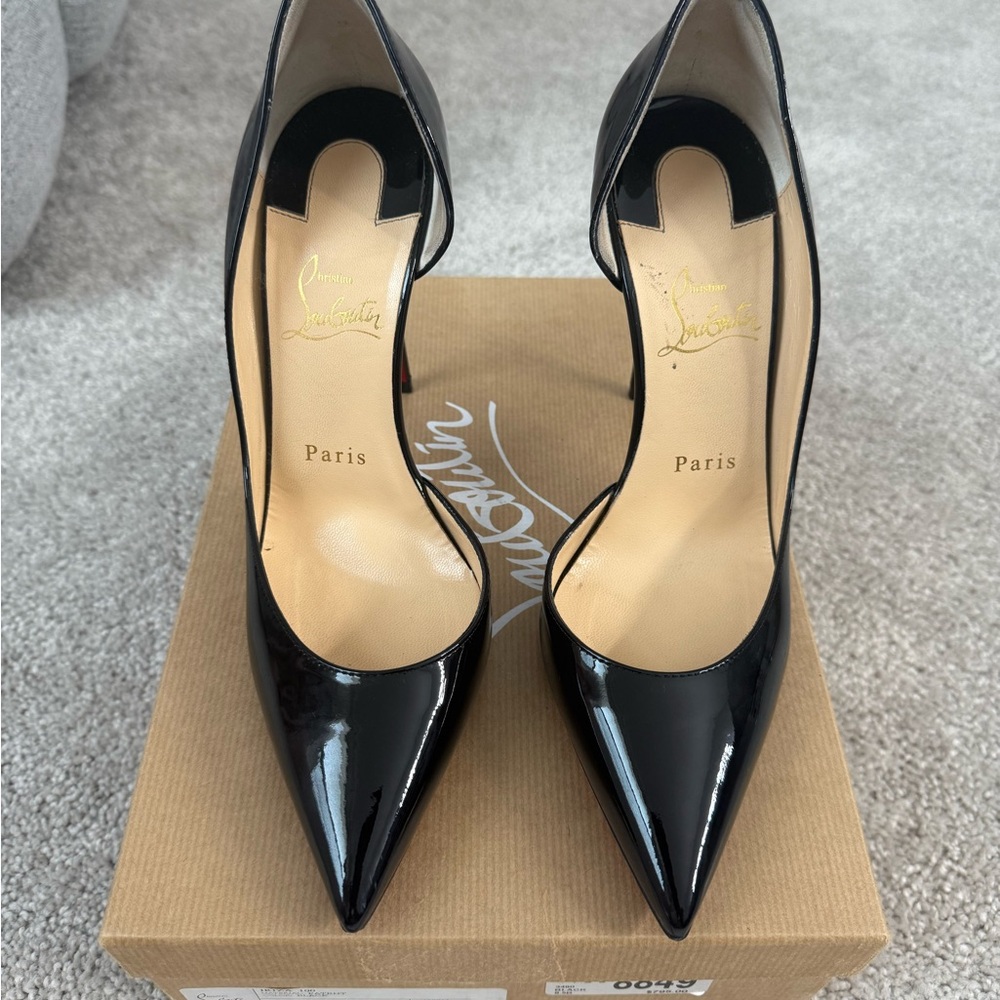 Christian Louboutin Glossy Black Heels